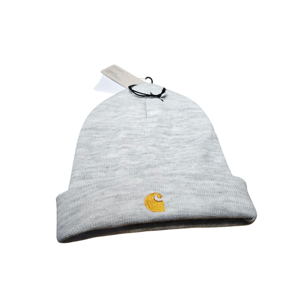 Carhartt Chase Beanie Ash Heather/Orange OSFM